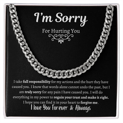 I'm Sorry For Hurting You | Cuban Chain