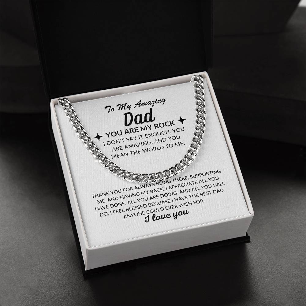 To My Amazing Dad | Cuban Chain