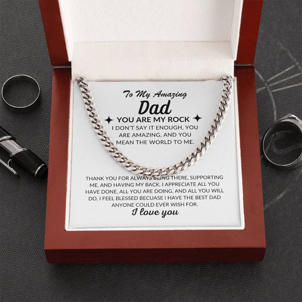 To My Amazing Dad | Cuban Chain