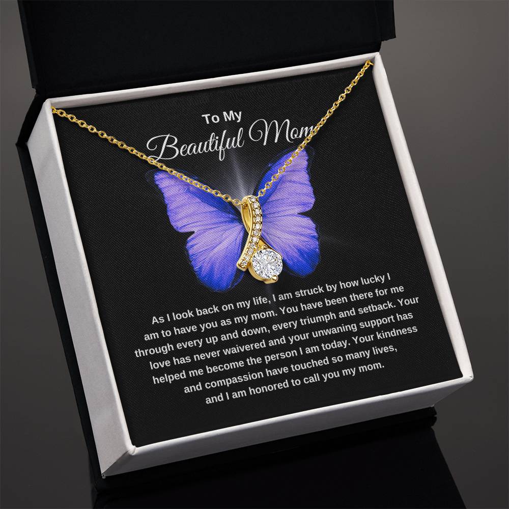 TO MY BEAUTIFUL MOM | Butterfly | Alluring Necklace