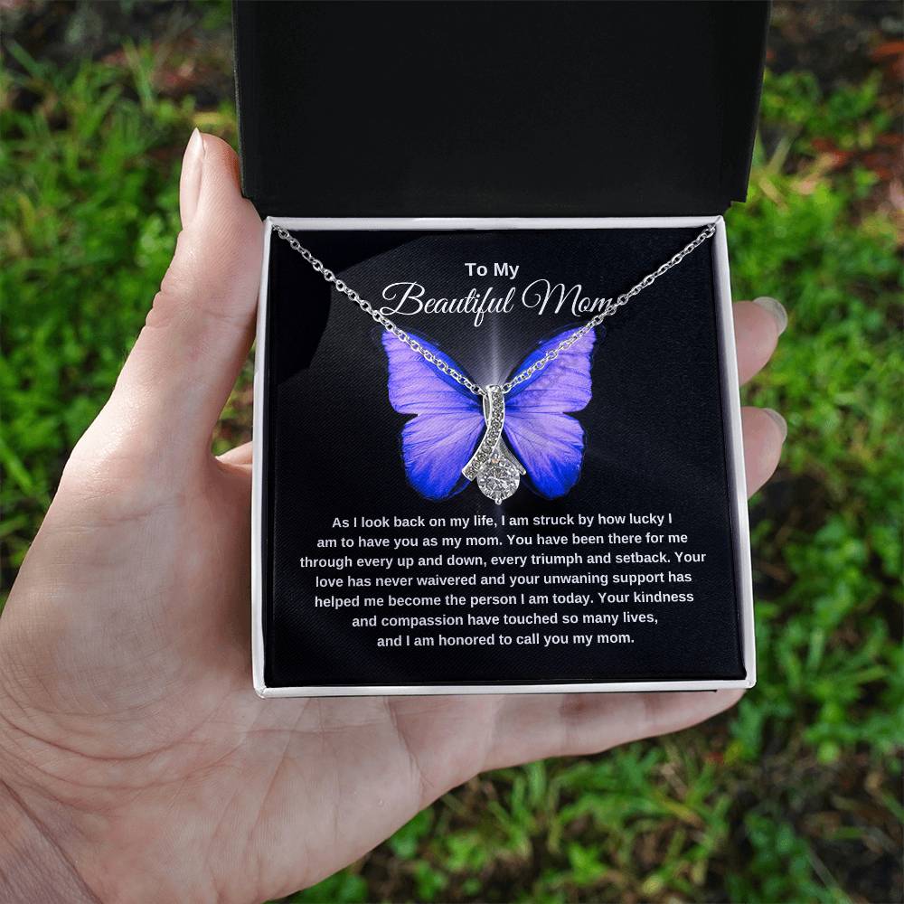 TO MY BEAUTIFUL MOM | Butterfly | Alluring Necklace