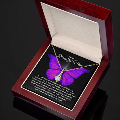 TO MY BEAUTIFUL MOM | Butterfly2 | Alluring Beauty Necklace