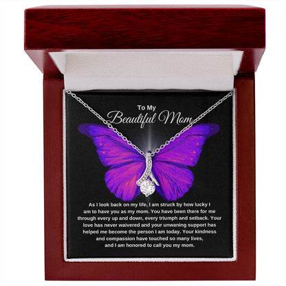 TO MY BEAUTIFUL MOM | Butterfly2 | Alluring Beauty Necklace