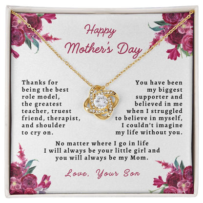 HAPPY MOTHER'S DAY| Thanks for Being Love Knot Necklace