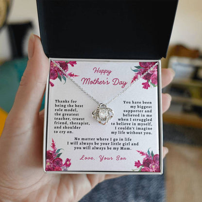 HAPPY MOTHER'S DAY| Thanks for Being Love Knot Necklace