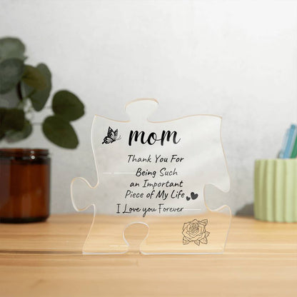 MOM| Thank You| Love You Forever| Acrylic Puzzle