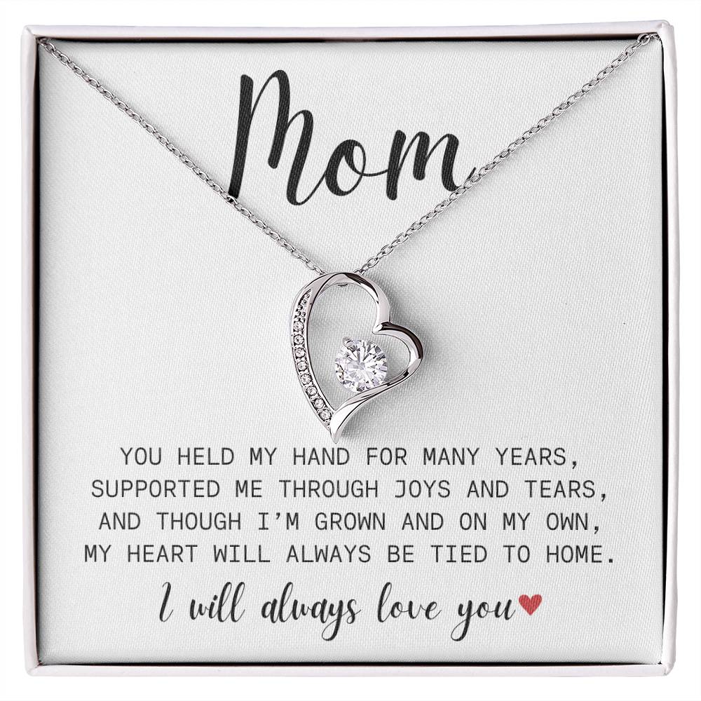 Mom| You Held My Hand| Forever Love Necklace