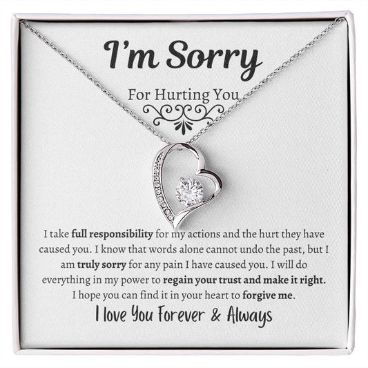 I'm Sorry for Hurting You | Forever Love Necklace