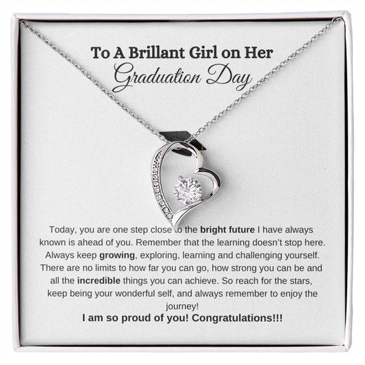 TO MY BRILLANT GIRL ON HER GRADUATIN DAY | Graduation Day | Forever Love Necklace