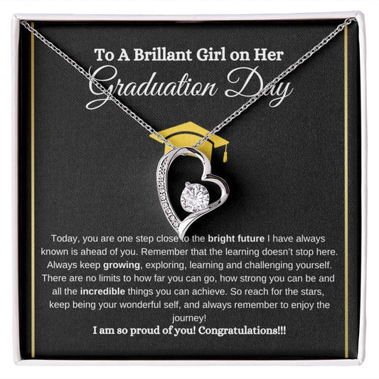 TO MY BRILLANT GIRL ON HER GRAUATION DAY | Graduation Day | Forever Love Necklace