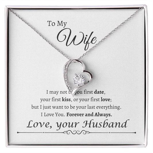 To My Wife | Love your Husband| Forever Love Necklace