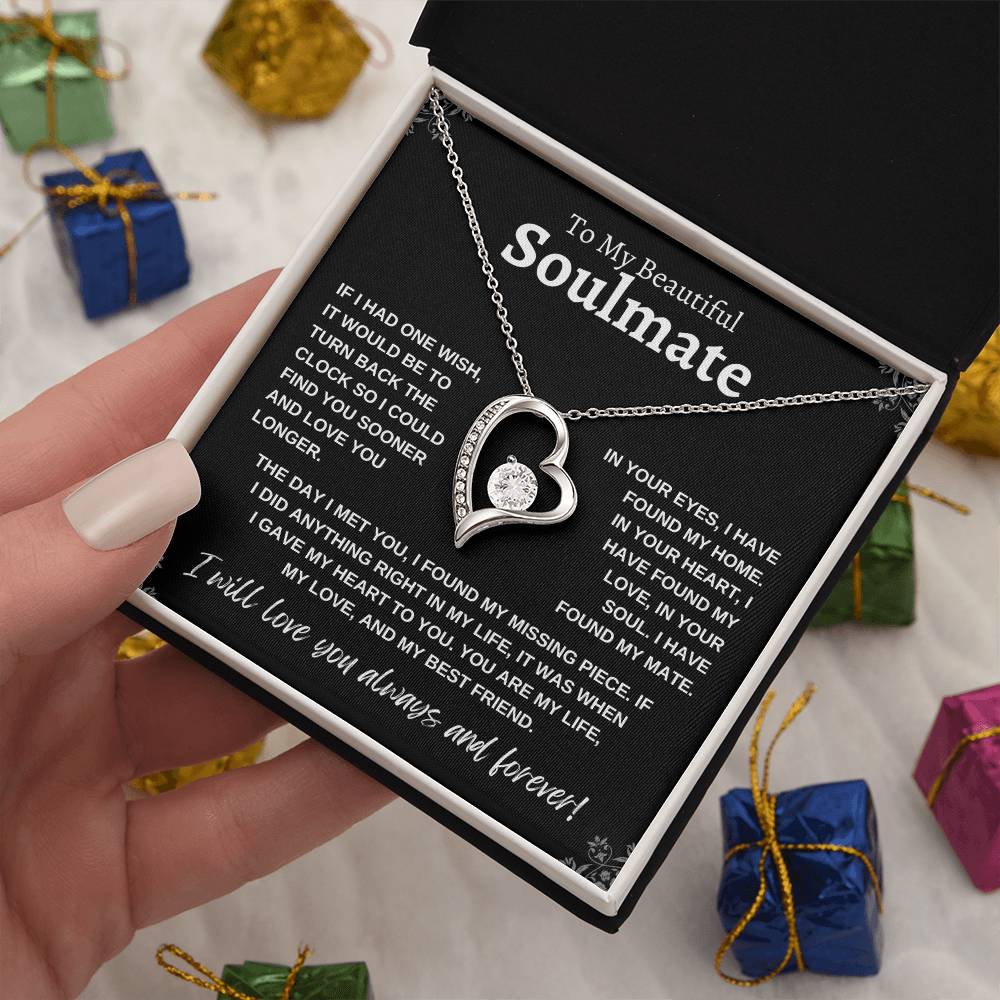 TO MY BEAUTIFUL SOULMATE | Forever Love Necklace