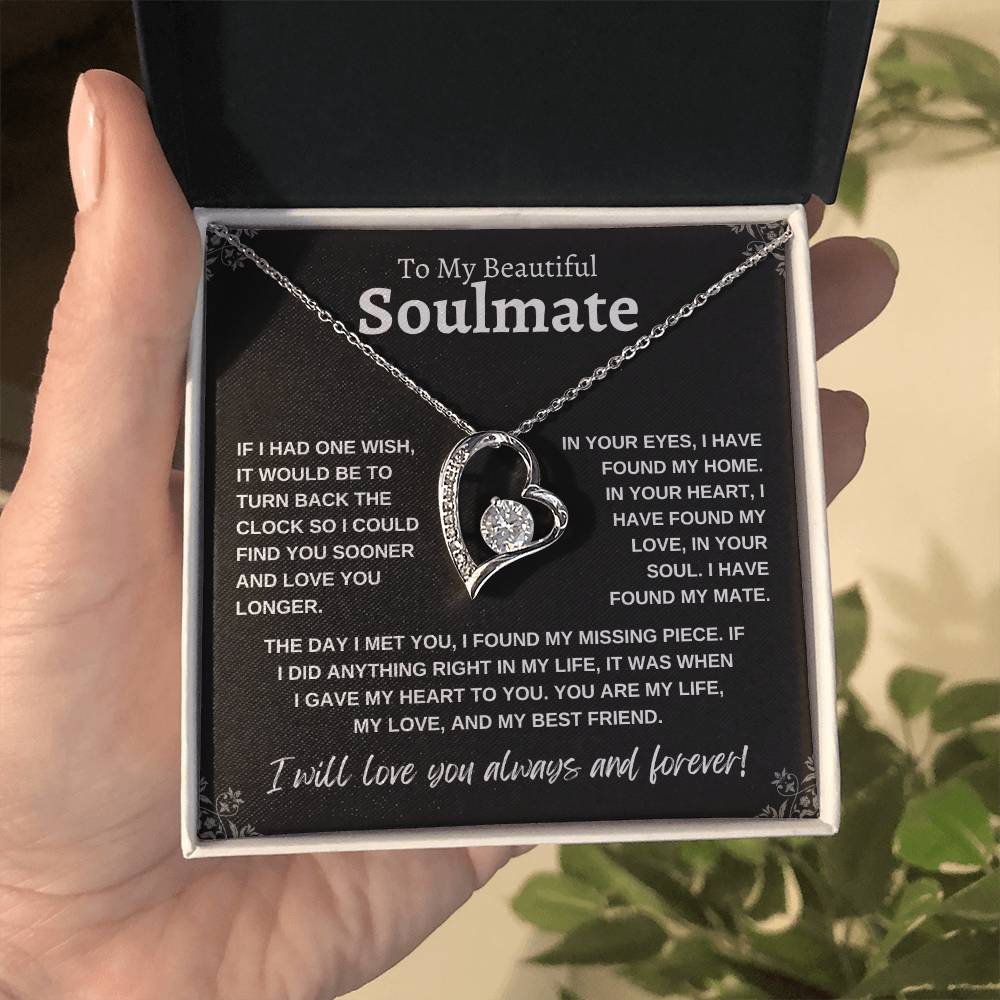 TO MY BEAUTIFUL SOULMATE | Forever Love Necklace