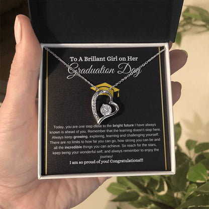 TO MY BRILLANT GIRL ON HER GRAUATION DAY | Graduation Day | Forever Love Necklace