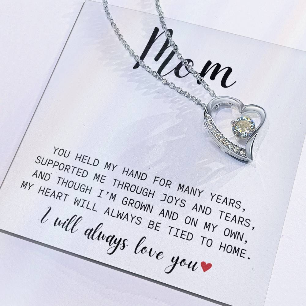 Mom| You Held My Hand| Forever Love Necklace