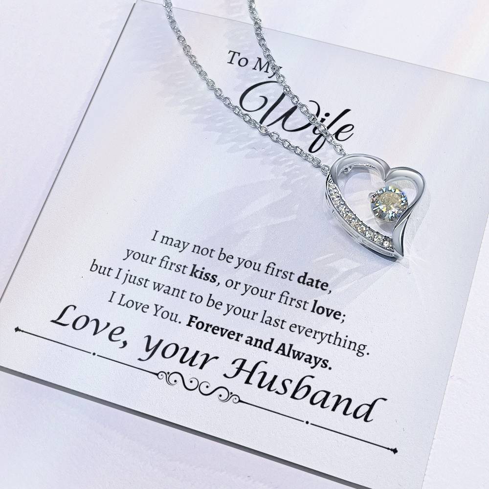 To My Wife | Love your Husband| Forever Love Necklace