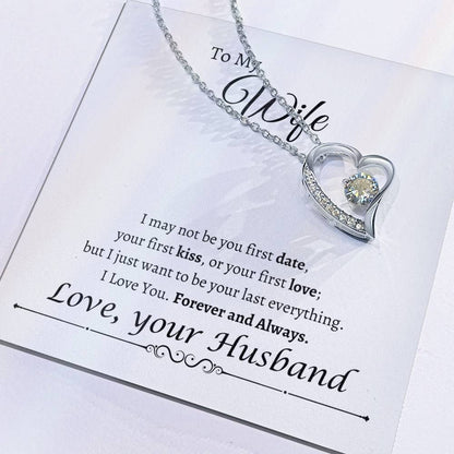 To My Wife | Love your Husband| Forever Love Necklace