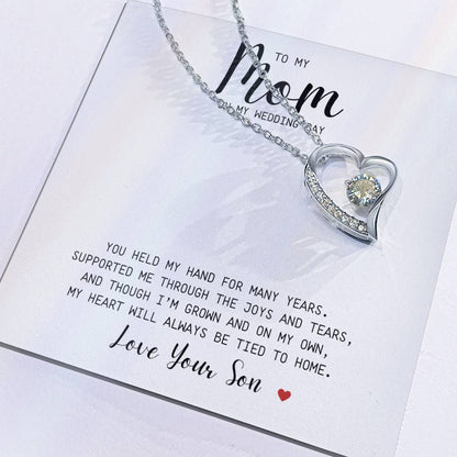MOM | To My Mom | You Held My Hand | On My Wedding Day | Forever Love Necklace