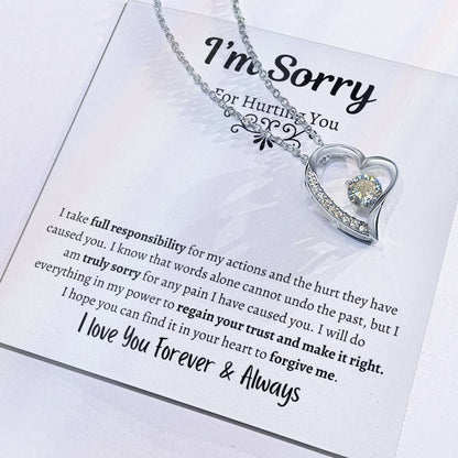 I'm Sorry for Hurting You | Forever Love Necklace