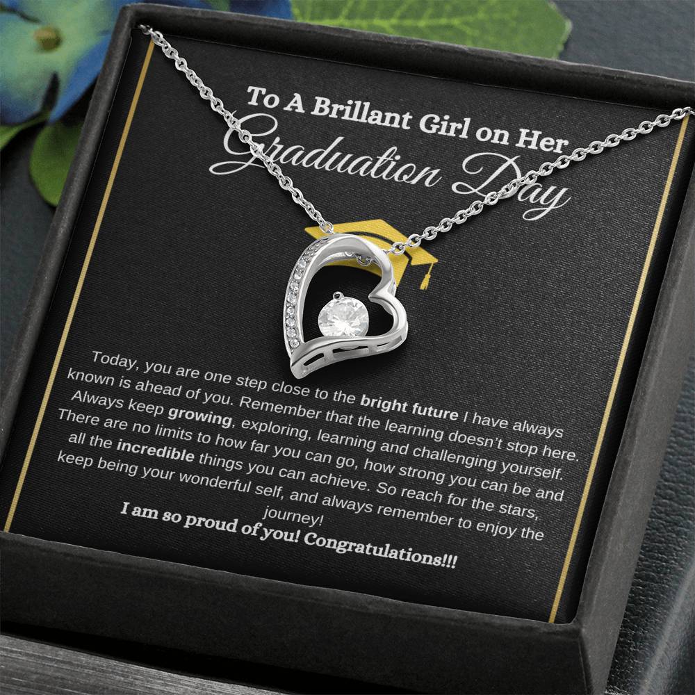 TO MY BRILLANT GIRL ON HER GRAUATION DAY | Graduation Day | Forever Love Necklace