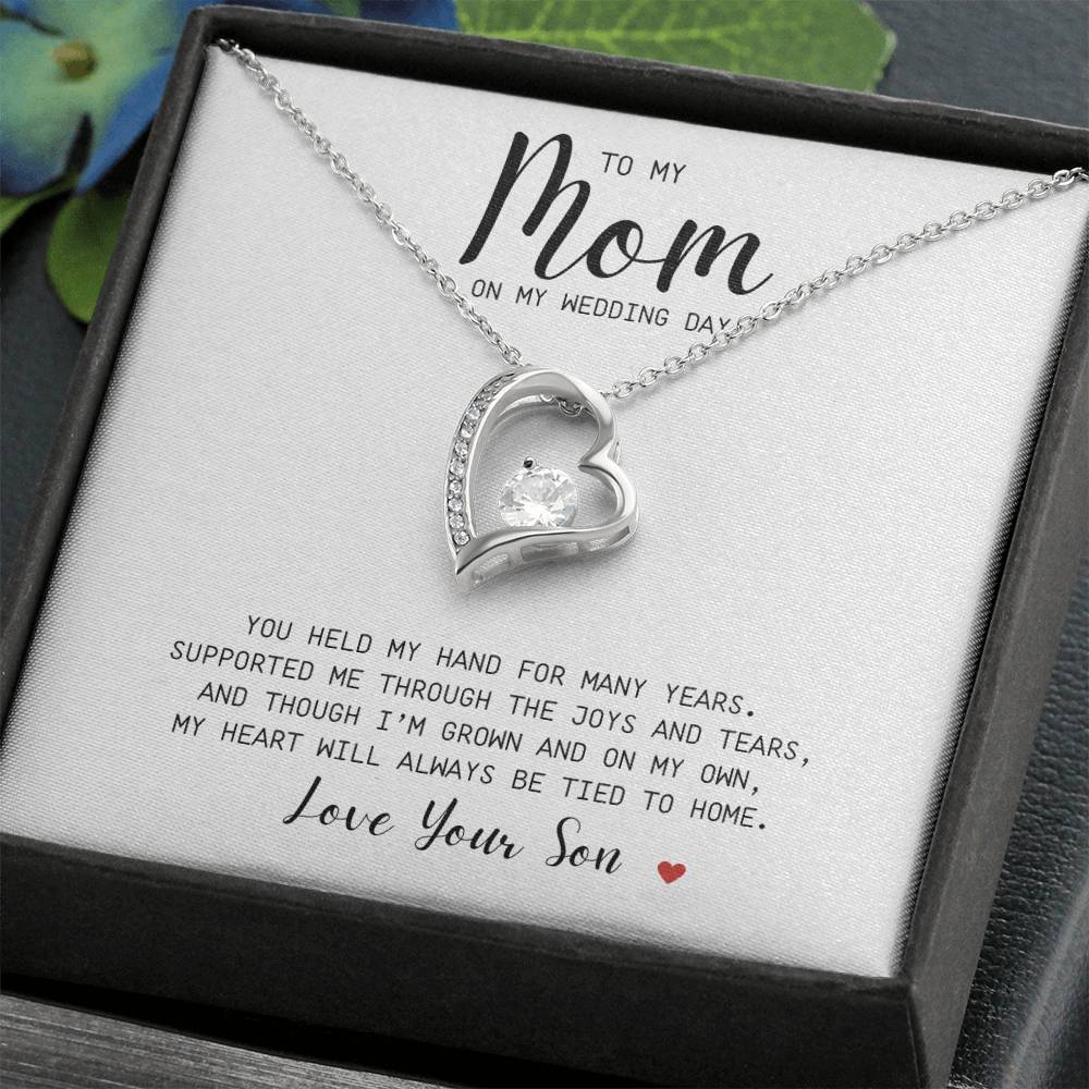 MOM | To My Mom | You Held My Hand | On My Wedding Day | Forever Love Necklace