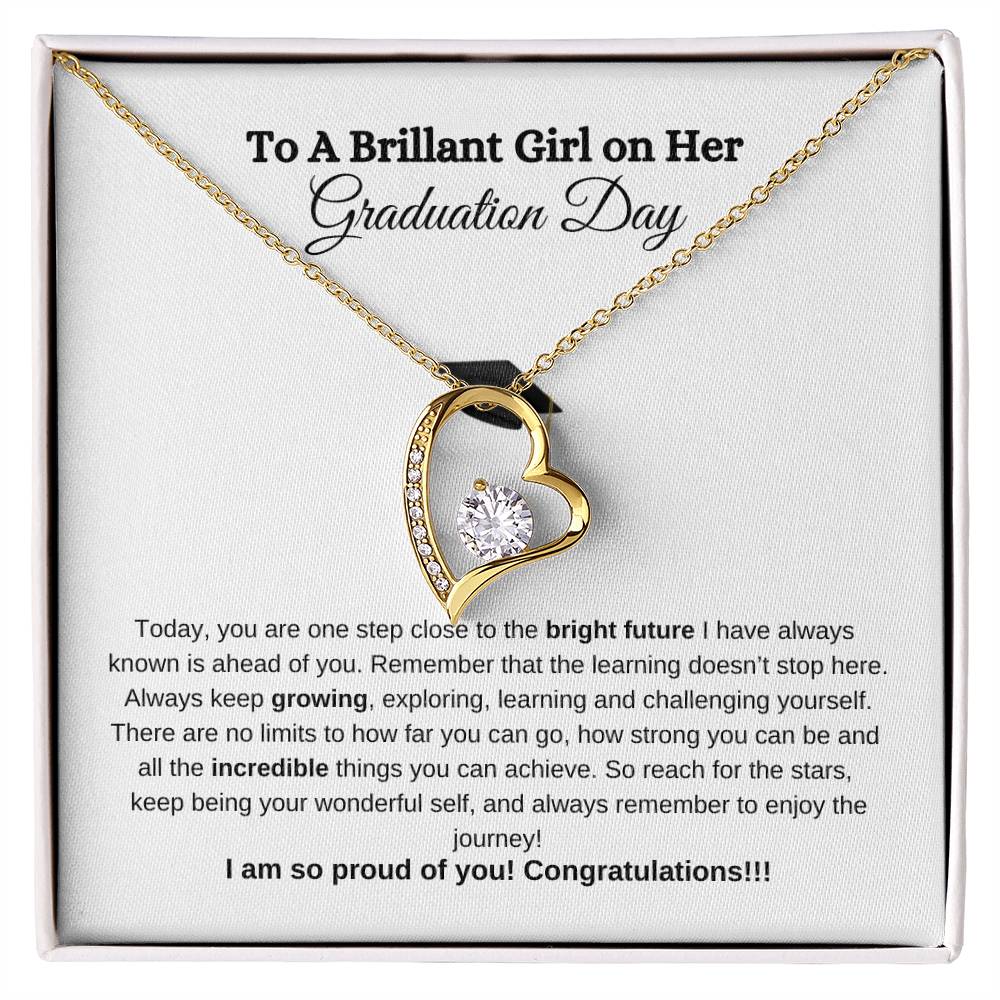 TO MY BRILLANT GIRL ON HER GRADUATIN DAY | Graduation Day | Forever Love Necklace