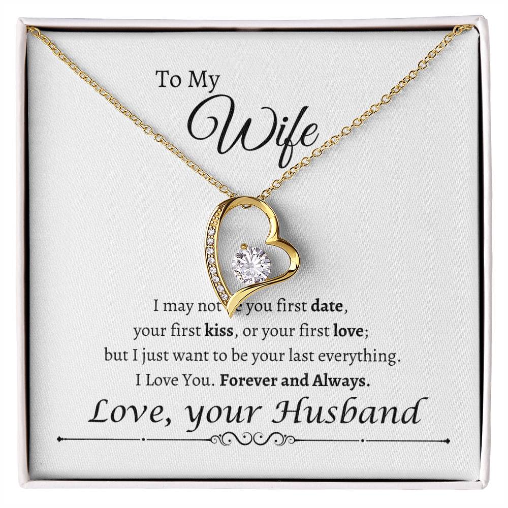 To My Wife | Love your Husband| Forever Love Necklace