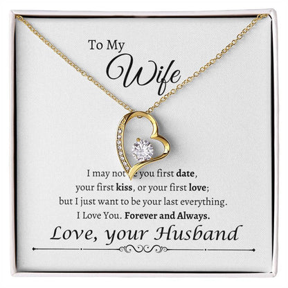 To My Wife | Love your Husband| Forever Love Necklace