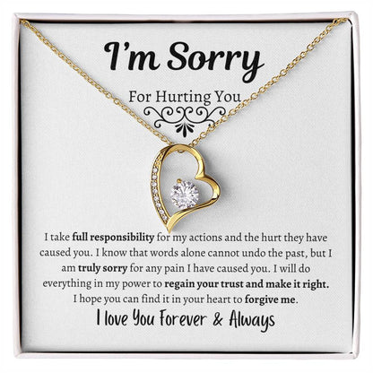 I'm Sorry for Hurting You | Forever Love Necklace