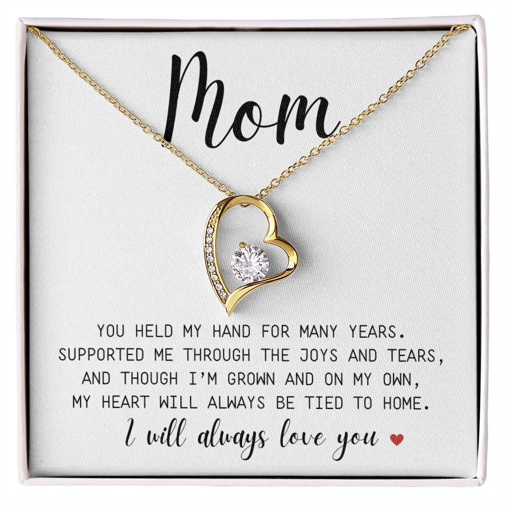 MOM | You Held My Hand | Forever Love Necklace