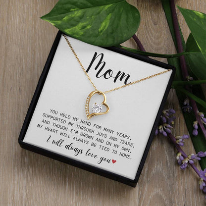 Mom| You Held My Hand| Forever Love Necklace