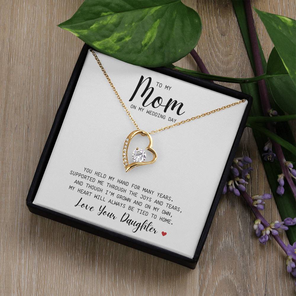 MOM | To My You Held My Hand | Wedding | Love Your Daughter | Forever Love Necklace