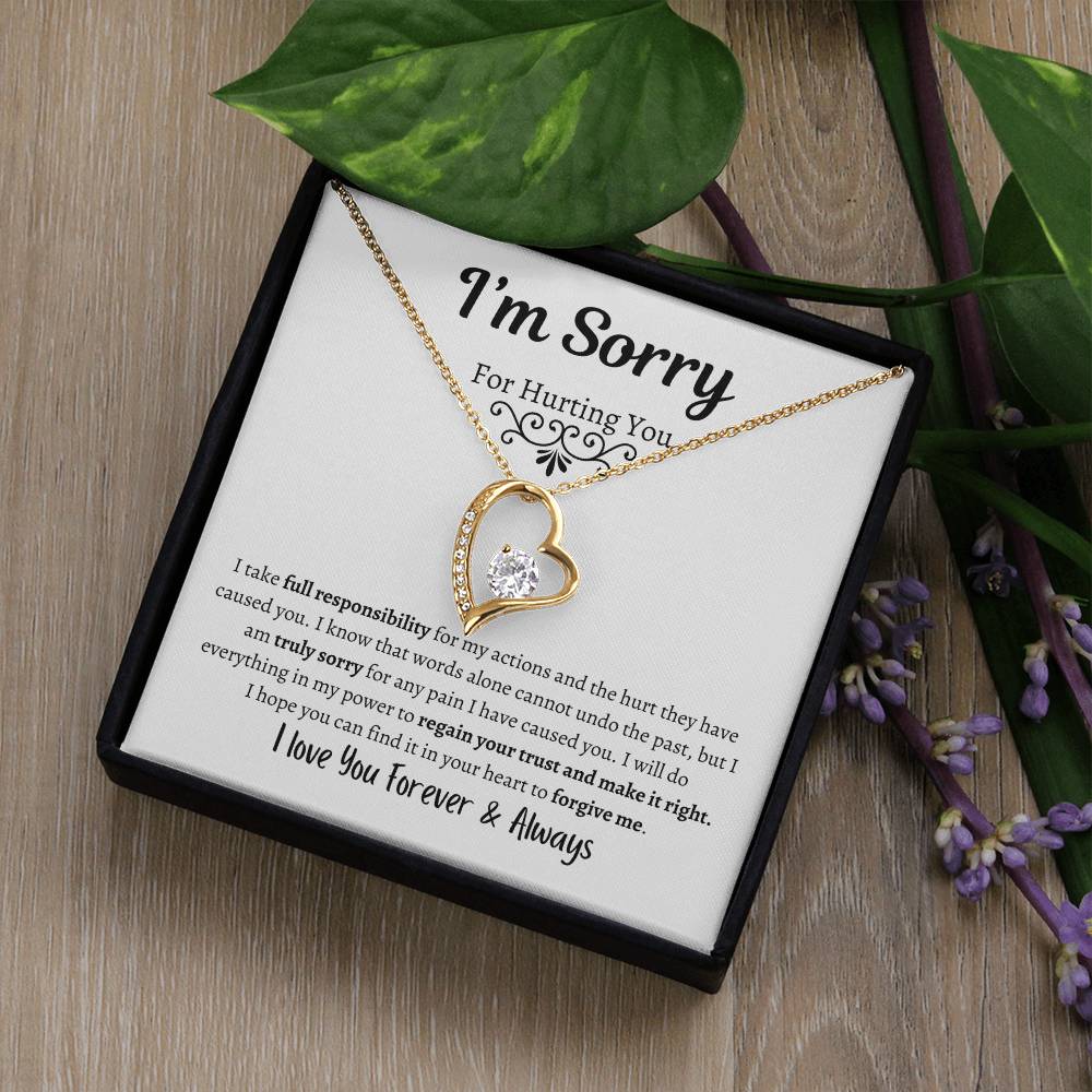 I'm Sorry for Hurting You | Forever Love Necklace