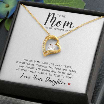 MOM | To My You Held My Hand | Wedding | Love Your Daughter | Forever Love Necklace