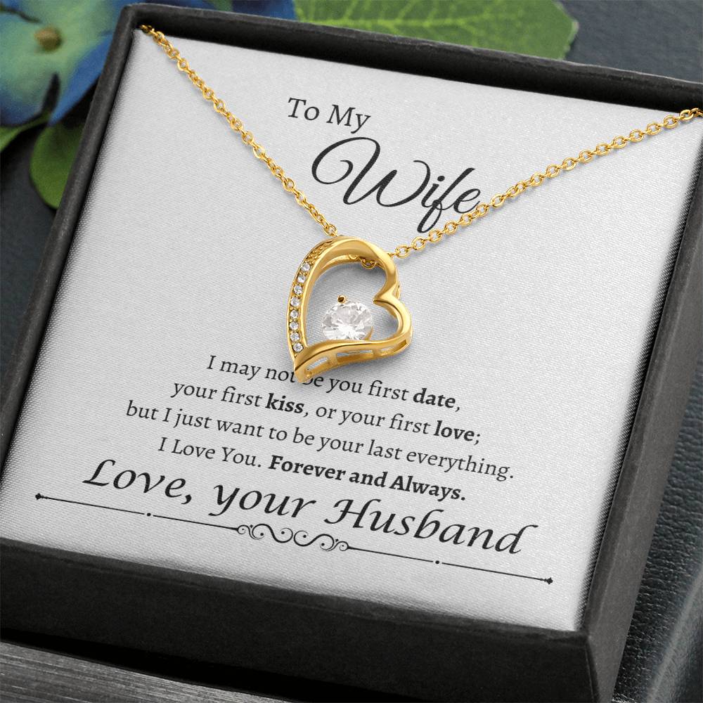 To My Wife | Love your Husband| Forever Love Necklace