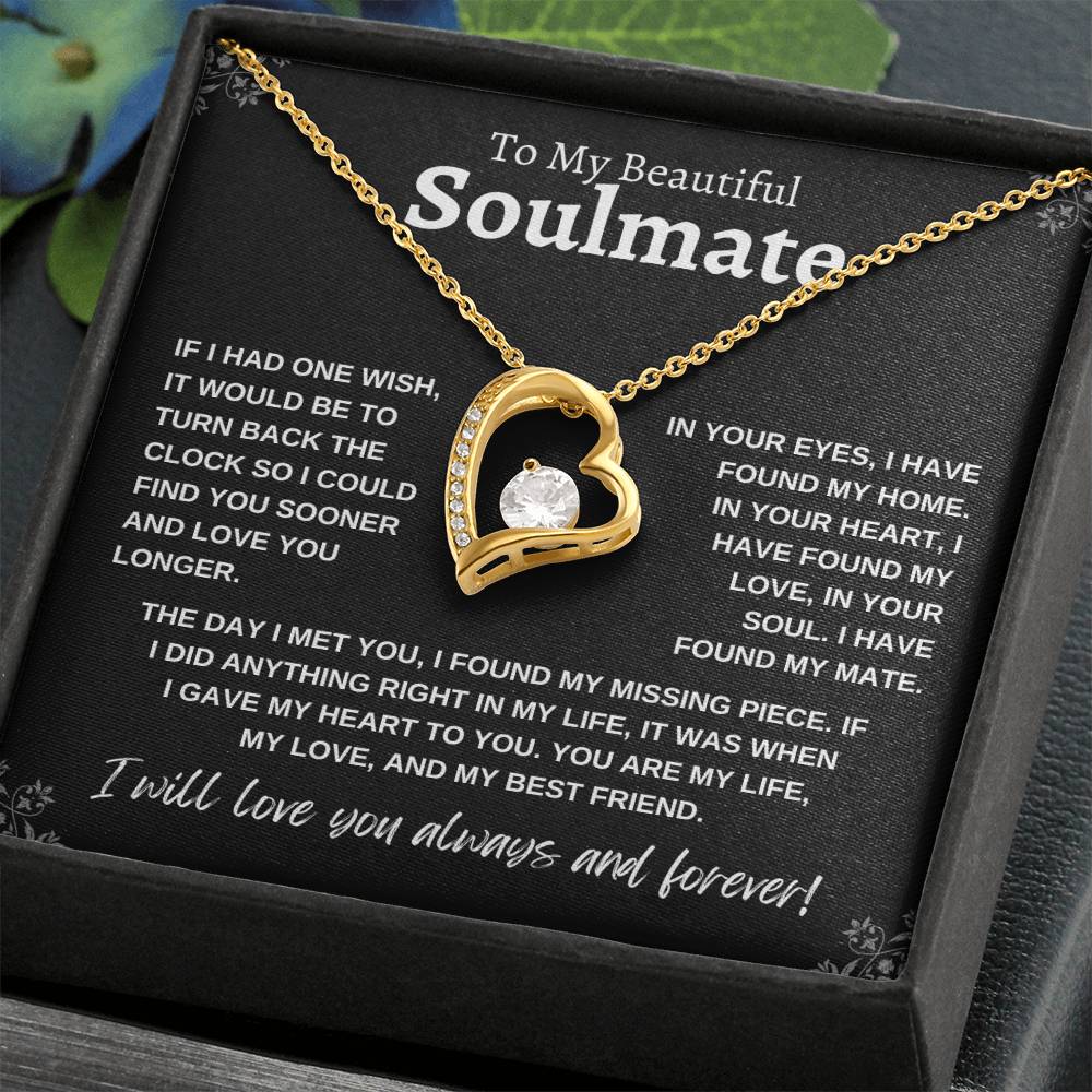 TO MY BEAUTIFUL SOULMATE | Forever Love Necklace