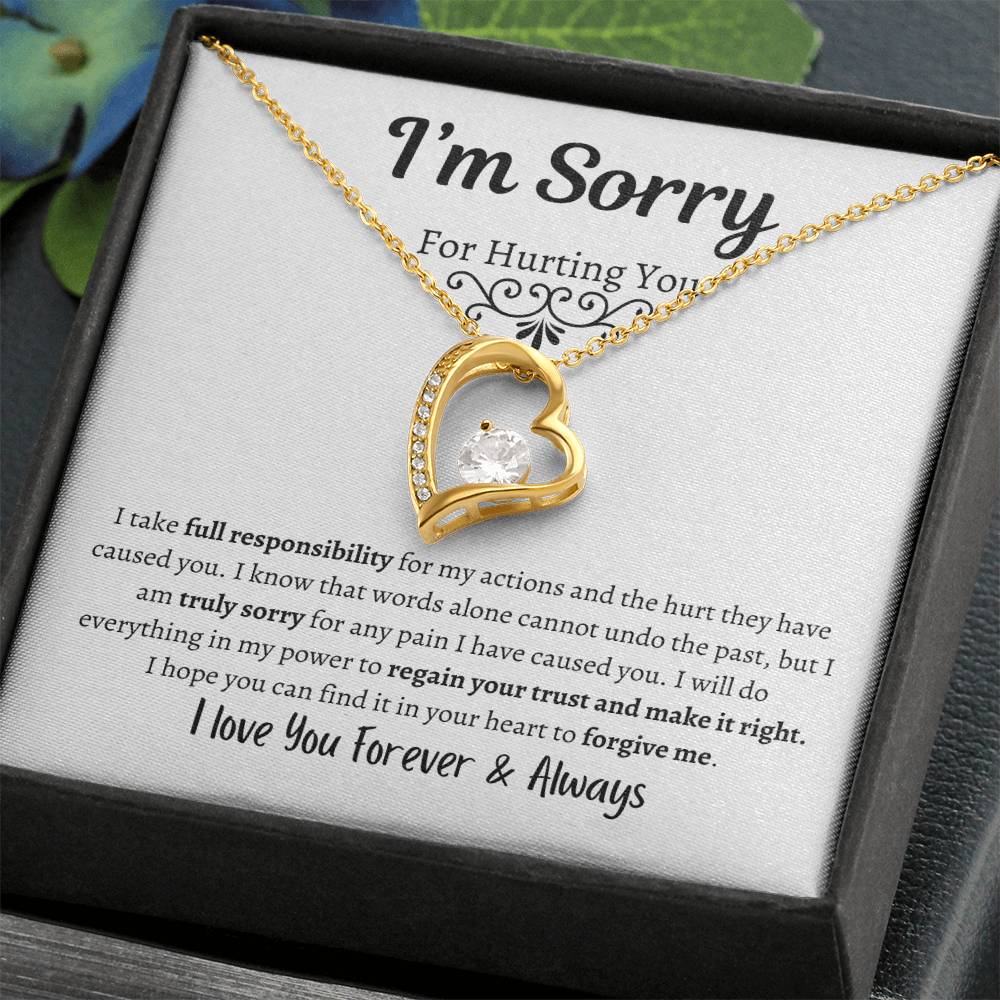 I'm Sorry for Hurting You | Forever Love Necklace