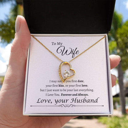 To My Wife | Love your Husband| Forever Love Necklace