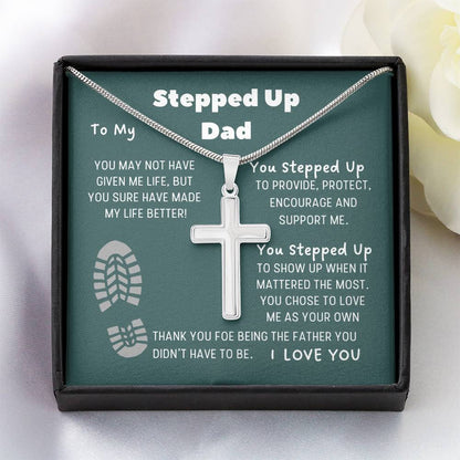 STEPPED UP DAD | Cross Necklace