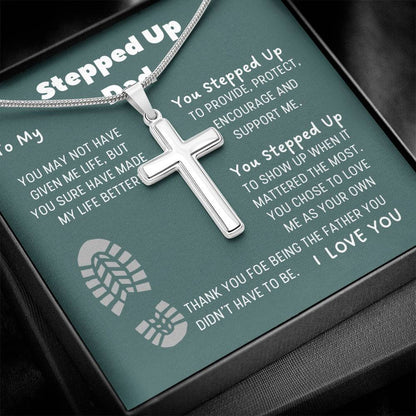 STEPPED UP DAD | Cross Necklace