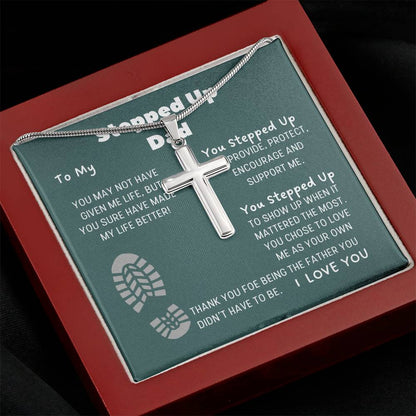 STEPPED UP DAD | Cross Necklace